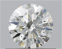 Natural Diamond 0.51 Carats, Round with Excellent Cut, L Color, VS1 Clarity and Certified by GIA