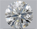Natural Diamond 0.51 Carats, Round with Very Good Cut, K Color, SI1 Clarity and Certified by GIA