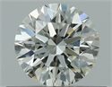 Natural Diamond 0.45 Carats, Round with Excellent Cut, K Color, VVS2 Clarity and Certified by GIA