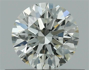 Picture of Natural Diamond 0.45 Carats, Round with Excellent Cut, K Color, VVS2 Clarity and Certified by GIA