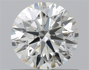 Picture of Natural Diamond 0.74 Carats, Round with Excellent Cut, K Color, VS1 Clarity and Certified by GIA