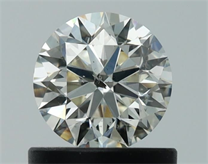 Picture of Natural Diamond 0.70 Carats, Round with Very Good Cut, K Color, SI2 Clarity and Certified by GIA