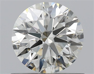 Picture of Natural Diamond 0.70 Carats, Round with Excellent Cut, L Color, VS1 Clarity and Certified by GIA