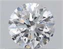 Natural Diamond 0.50 Carats, Round with Excellent Cut, E Color, SI1 Clarity and Certified by GIA