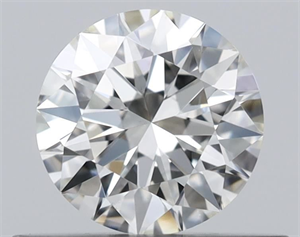 Picture of Natural Diamond 0.41 Carats, Round with Excellent Cut, I Color, VS1 Clarity and Certified by GIA