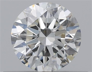 Picture of Natural Diamond 0.41 Carats, Round with Excellent Cut, I Color, VS2 Clarity and Certified by GIA
