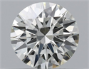 Natural Diamond 0.40 Carats, Round with Excellent Cut, K Color, VS2 Clarity and Certified by GIA
