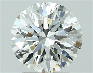 Foto Diamante Natural 2.13 quilates, Redondo , Color H, claridad SI1 y certificado GIA de