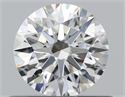 Natural Diamond 0.56 Carats, Round with Excellent Cut, I Color, VS2 Clarity and Certified by GIA