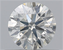 Natural Diamond 0.50 Carats, Round with Excellent Cut, K Color, SI1 Clarity and Certified by GIA