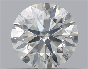 Picture of Natural Diamond 0.50 Carats, Round with Excellent Cut, K Color, SI1 Clarity and Certified by GIA