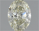 Diamante Natural 1.00 quilates, Ovalado , Color J, claridad SI2 y certificado IGI