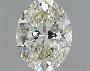 Foto Diamante Natural 1.00 quilates, Ovalado , Color J, claridad SI2 y certificado IGI de