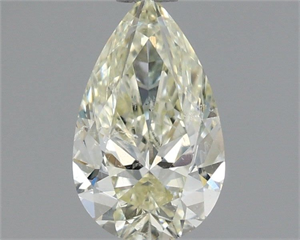 Picture of Natural Diamond 1.01 Carats, Pear with  Cut, L Color, SI2 Clarity and Certified by IGI