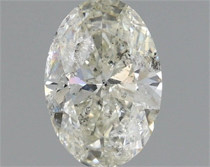 Foto Diamante Natural 1.05 quilates, Ovalado , Color J, claridad I1 y certificado IGI de