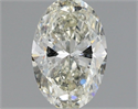 Natural Diamond 1.21 Carats, Oval with  Cut, J Color, SI2 Clarity and Certified by IGI