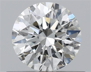 Picture of Natural Diamond 0.50 Carats, Round with Excellent Cut, I Color, VS2 Clarity and Certified by GIA