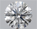 Natural Diamond 0.50 Carats, Round with Excellent Cut, J Color, SI2 Clarity and Certified by GIA