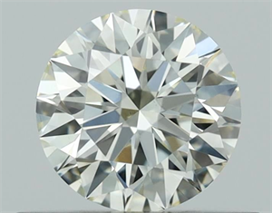 Picture of Natural Diamond 0.45 Carats, Round with Excellent Cut, L Color, VS1 Clarity and Certified by GIA