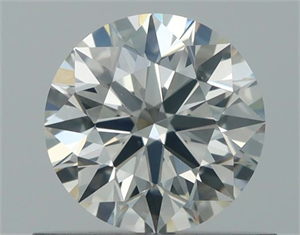 Picture of Natural Diamond 0.56 Carats, Round with Excellent Cut, I Color, SI1 Clarity and Certified by GIA