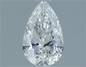 Foto Diamante Natural 0.70 quilates, De pera , Color D, claridad SI1 y certificado IGI de