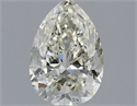 Natural Diamond 1.00 Carats, Pear with  Cut, I Color, SI1 Clarity and Certified by IGI