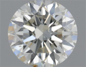 Picture of Natural Diamond 0.40 Carats, Round with Excellent Cut, I Color, SI2 Clarity and Certified by IGI
