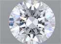 Natural Diamond 0.46 Carats, Round with Excellent Cut, D Color, VS2 Clarity and Certified by GIA