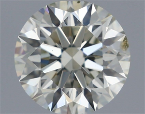 Picture of Natural Diamond 0.70 Carats, Round with Excellent Cut, K Color, SI1 Clarity and Certified by IGI
