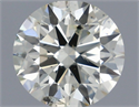 Natural Diamond 0.72 Carats, Round with Excellent Cut, K Color, SI2 Clarity and Certified by IGI