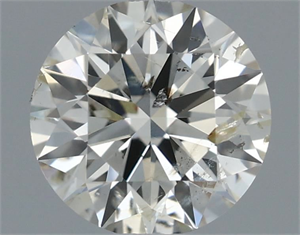 Picture of Natural Diamond 0.50 Carats, Round with Excellent Cut, J Color, I1 Clarity and Certified by IGI