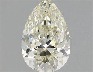 Picture of Natural Diamond 1.00 Carats, Pear with  Cut, K Color, VVS2 Clarity and Certified by IGI