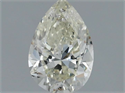 Natural Diamond 1.00 Carats, Pear with  Cut, J Color, SI2 Clarity and Certified by IGI