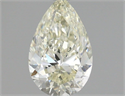 Natural Diamond 1.00 Carats, Pear with  Cut, J Color, SI1 Clarity and Certified by IGI