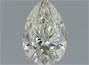 Natural Diamond 1.00 Carats, Pear with  Cut, K Color, SI1 Clarity and Certified by IGI