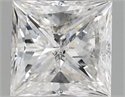 Natural Diamond 1.01 Carats, Princess with  Cut, G Color, I1 Clarity and Certified by IGI