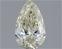 Natural Diamond 1.01 Carats, Pear with  Cut, K Color, SI1 Clarity and Certified by IGI
