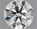 Natural Diamond 0.80 Carats, Round with Very Good Cut, I Color, VVS2 Clarity and Certified by IGI