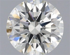 Picture of Natural Diamond 0.72 Carats, Round with Excellent Cut, L Color, VVS1 Clarity and Certified by GIA