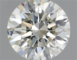Picture of Natural Diamond 0.74 Carats, Round with Excellent Cut, L Color, VVS2 Clarity and Certified by GIA