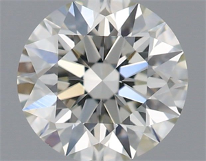 Picture of Natural Diamond 0.56 Carats, Round with Excellent Cut, H Color, VVS1 Clarity and Certified by IGI
