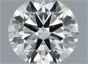 Natural Diamond 0.54 Carats, Round with Excellent Cut, J Color, VS2 Clarity and Certified by IGI