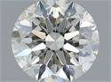 Natural Diamond 0.51 Carats, Round with Excellent Cut, J Color, VS1 Clarity and Certified by IGI