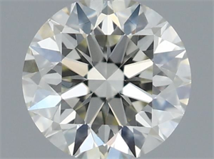 Picture of Natural Diamond 0.51 Carats, Round with Excellent Cut, J Color, VS1 Clarity and Certified by IGI