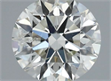 Natural Diamond 0.50 Carats, Round with Excellent Cut, I Color, SI2 Clarity and Certified by IGI