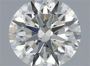 Picture of Natural Diamond 0.50 Carats, Round with Excellent Cut, I Color, SI2 Clarity and Certified by IGI