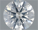 Natural Diamond 0.90 Carats, Round with Excellent Cut, H Color, I1 Clarity and Certified by GIA