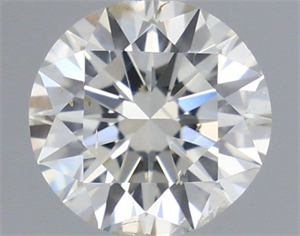 Picture of Natural Diamond 0.50 Carats, Round with Excellent Cut, I Color, SI2 Clarity and Certified by IGI