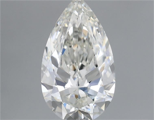 Picture of Natural Diamond 0.70 Carats, Pear with  Cut, H Color, VVS1 Clarity and Certified by GIA