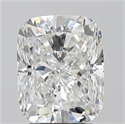 Natural Diamond 3.02 Carats, Cushion with  Cut, F Color, VS2 Clarity and Certified by GIA